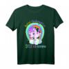 Einhorn Mädchen Kindergarten T-Shirt 2021 – Süßes Outfit für den Kindergarten- und Schulstart mit Glitzer und Spruch