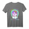 Einhorn Mädchen Kindergarten T-Shirt 2021 – Süßes Outfit für den Kindergarten- und Schulstart mit Glitzer und Spruch