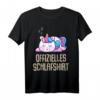 Offizielles Schlafshirt Pyjama Einhorn Regenbogen – Lustiges Geschenk für Damen, Herren und Teenager zum Schlafen, Träumen und Entspannen