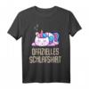 Offizielles Schlafshirt Pyjama Einhorn Regenbogen – Lustiges Geschenk für Damen, Herren und Teenager zum Schlafen, Träumen und Entspannen