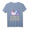Offizielles Schlafshirt Pyjama Einhorn Regenbogen – Lustiges Geschenk für Damen, Herren und Teenager zum Schlafen, Träumen und Entspannen