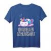 Offizielles Schlafshirt Pyjama Einhorn Regenbogen – Lustiges Geschenk für Damen, Herren und Teenager zum Schlafen, Träumen und Entspannen
