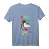 Kinder KITA Abgängerin 2020 Einhorn Schulanfang T-Shirt – Lustiges Motiv für Mädchen und Jungen zum 1. Schultag