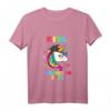 Kinder KITA Abgängerin 2020 Einhorn Schulanfang T-Shirt – Lustiges Motiv für Mädchen und Jungen zum 1. Schultag
