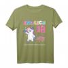 Einhorn T-Shirt zum 18. Geburtstag für Mädchen - Cooles Retro Style Outfit & Geschenkidee für den besonderen Tag