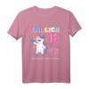Einhorn T-Shirt zum 18. Geburtstag für Mädchen - Cooles Retro Style Outfit & Geschenkidee für den besonderen Tag