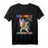 Kinder Ich Rocke jetzt den Kindergarten Mädchen Einhorn T-Shirt – Witziges Outfit für den ersten Kindergartentag & Feiern