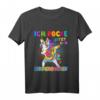 Kinder Ich Rocke jetzt den Kindergarten Mädchen Einhorn T-Shirt – Witziges Outfit für den ersten Kindergartentag & Feiern