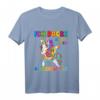 Kinder Ich Rocke jetzt den Kindergarten Mädchen Einhorn T-Shirt – Witziges Outfit für den ersten Kindergartentag & Feiern