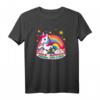 Pastellfarben Kawaii Hail Satan Einhorn T-Shirt - Gothic & Cute Design, Perfekt als Geschenk für Einhorn- und Regenbogenliebhaber