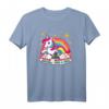 Pastellfarben Kawaii Hail Satan Einhorn T-Shirt - Gothic & Cute Design, Perfekt als Geschenk für Einhorn- und Regenbogenliebhaber
