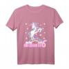 Kinder Geburtstagsshirt 6 Jahre Mädchen Geschenk - Buntes Einhorn T-Shirt für den besonderen Tag