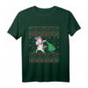 Einhorn Ugly Christmas Sweater Dabbing Unicorn Xmas Santa Langarmshirt – Lustiger Weihnachts-Pullover für Kinder, Mädchen, Frauen & Einhorn-Liebhaber