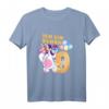 Kinder 9 Geburtstag Mädchen & Junge Einhorn Luftballon Krone Geschenk T-Shirt – Lustiges Partyoutfit für den besonderen Tag