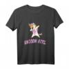 Kinder Dab Dance Einhorn Girl T-Shirt für Mädchen - Trendiges Unicorn Mädchen Shirt mit klassischem Schnitt