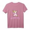 Kinder Dab Dance Einhorn Girl T-Shirt für Mädchen - Trendiges Unicorn Mädchen Shirt mit klassischem Schnitt