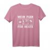 Tagesplan Kaffee Dampflokomotive Geschenk - Lustiges Eisenbahn T-Shirt für Lokführer, Schaffner & Modellbauer zum Geburtstag & Weihnachten