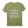 Lustiges Eisenbahner T-Shirt mit Spruch - Perfektes Geschenk für Bahnfahrer, Zugführer und Bahnbegeisterte zu Geburtstag & Weihnachten