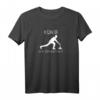 Stockschützen Lustiges T-Shirt - Der König auf Dem Asphalt, Perfektes Geschenk für Eisstock, Curler & Kegler zum Vatertag