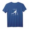 Stockschützen Lustiges T-Shirt - Der König auf Dem Asphalt, Perfektes Geschenk für Eisstock, Curler & Kegler zum Vatertag