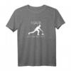 Stockschützen Lustiges T-Shirt - Der König auf Dem Asphalt, Perfektes Geschenk für Eisstock, Curler & Kegler zum Vatertag