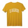 El Salvador Varsity Style Pink mit White Text T-Shirt – Stilvolles Landest-Shirt für Reisende & El Salvador Fans