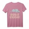 Offizielles Schlafshirt Pyjama Nachthemd mit Elefanten-Motiv – Lustiges Geschenk für Langschläfer, Nachteulen & Schlafliebhaber für Damen und Herren