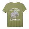 Ich Mag Halt Einfach Elefanten - Lustiges Safari T-Shirt für Kinder, Damen & Herren, Tierliebhaber Geschenkidee