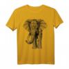 Elefant Geschenkidee Mandala T-Shirt - Lustiges Polygon Vintage Motiv für Tier- und Afrika-Liebhaber, perfekt für Geburtstage & Weihnachten