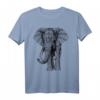 Elefant Geschenkidee Mandala T-Shirt - Lustiges Polygon Vintage Motiv für Tier- und Afrika-Liebhaber, perfekt für Geburtstage & Weihnachten