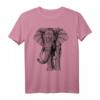 Elefant Geschenkidee Mandala T-Shirt - Lustiges Polygon Vintage Motiv für Tier- und Afrika-Liebhaber, perfekt für Geburtstage & Weihnachten