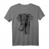 Elefant Geschenkidee Mandala T-Shirt - Lustiges Polygon Vintage Motiv für Tier- und Afrika-Liebhaber, perfekt für Geburtstage & Weihnachten