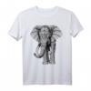 Elefant Geschenkidee Mandala T-Shirt - Lustiges Polygon Vintage Motiv für Tier- und Afrika-Liebhaber, perfekt für Geburtstage & Weihnachten