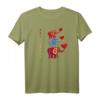 Sri Lanka Elefanten T-Shirt - Klassisch geschnitten, doppelt genähter Saum, ideal als Souvenir oder Geschenk für Tier- und Reiseliebhaber