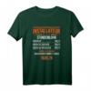 Installateur Stundenlohn T-Shirt für Elektroniker, Elektriker & Meister – Humorvolles Design für Baustelle, Heizungsbau & Hausbau
