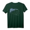 Jugendstil Diesel-Elektrische Lokomotive EMD F7 Line Art T-Shirt – Perfektes Geschenk für Eisenbahnfans zu Weihnachten & Geburtstagsfeiern