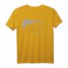 Jugendstil Diesel-Elektrische Lokomotive EMD F7 Line Art T-Shirt – Perfektes Geschenk für Eisenbahnfans zu Weihnachten & Geburtstagsfeiern