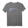 Jugendstil Diesel-Elektrische Lokomotive EMD F7 Line Art T-Shirt – Perfektes Geschenk für Eisenbahnfans zu Weihnachten & Geburtstagsfeiern