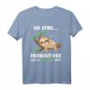 Faultier Schlafshirt Ich atme produktiver - Lustiges Faultier T-Shirt für Damen, Herren, Kinder & Jugendliche mit Humor, perfekt für Langschläfer & Faultier Fans