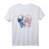 HapPanda Lilo und Stitch Engel Kuss T-Shirt & Hoodie – Offizielles Disney Merchandise für Damen, Herren, Jungen und Mädchen