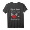 Engel im Herzen, Teufel im Kopf und Wahnsinn im Blut - Lustiges Weihnachts-T-Shirt für Familie & Freunde