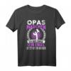 Opas Mädchen Ich War Einmal Sein Engel Jetzt Ist Er Meiner T-Shirt – Sentimentales Familiengeschenk für Vater, Tochter und Oma
