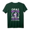 Opas Mädchen Ich War Einmal Sein Engel Jetzt Ist Er Meiner T-Shirt – Sentimentales Familiengeschenk für Vater, Tochter und Oma