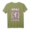 Opas Mädchen Ich War Einmal Sein Engel Jetzt Ist Er Meiner T-Shirt – Sentimentales Familiengeschenk für Vater, Tochter und Oma