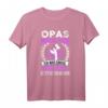 Opas Mädchen Ich War Einmal Sein Engel Jetzt Ist Er Meiner T-Shirt – Sentimentales Familiengeschenk für Vater, Tochter und Oma