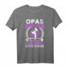 Opas Mädchen Ich War Einmal Sein Engel Jetzt Ist Er Meiner T-Shirt – Sentimentales Familiengeschenk für Vater, Tochter und Oma