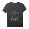 Damen Musik ist die Sprache der Engel T-Shirt mit V-Ausschnitt – Lustiges Musiker Geschenk für Frauen & Männer für Feiern & Festlichkeiten