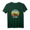 Lab Mom Labrador Retro Sunset Hundeliebhaber T-Shirt – Perfektes Geschenk für Hunde- und Labradorfans zu Weihnachten & Geburtstag