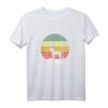 Lab Mom Labrador Retro Sunset Hundeliebhaber T-Shirt – Perfektes Geschenk für Hunde- und Labradorfans zu Weihnachten & Geburtstag