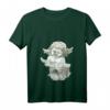 Damen Vintage Cherub Engel T-Shirt mit V-Ausschnitt - Buntes, religiöses Design für Kirche & Gebetstreffen, Trendy und bequem